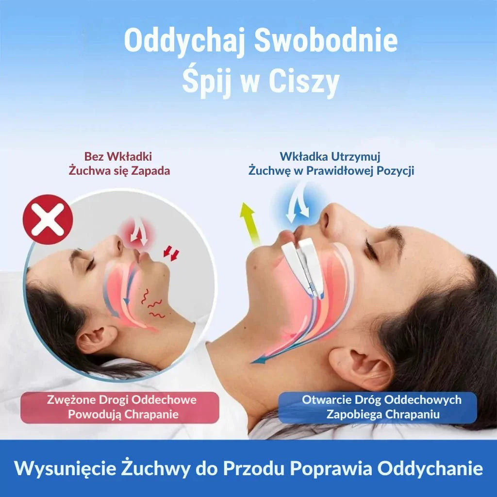 DobrySen™ |  Ustnik przeciw chrapaniu